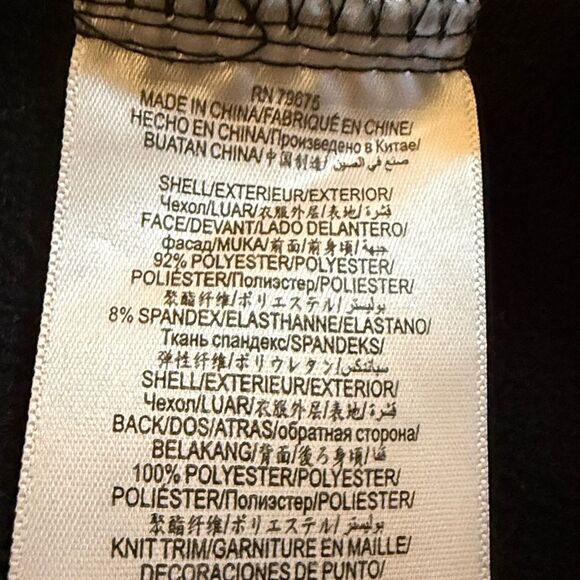 BCBGenration Women’s Black Coat Hood and Front Zipper. Fleece lining. Size S - Picture 7 of 8